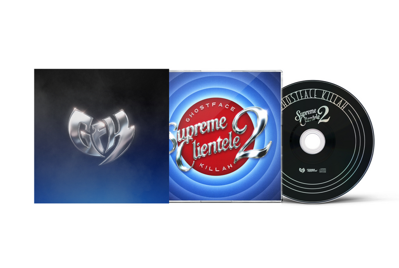 Supreme Clientele 2 music album packaging with cover and disc on a white background