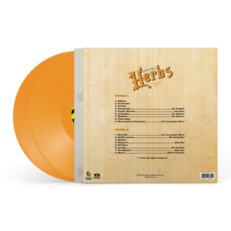 MF DOOM - Special Herbs Vol 1 & 2 (Orange 2xLP) MF DOOM - Special Herbs Vol 1 & 2 (Orange 2xLP)