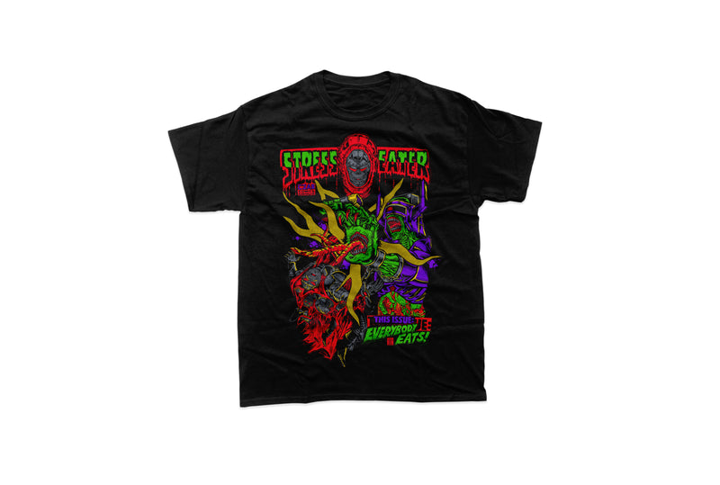 Stress Eater Album Cover Tee (Black)