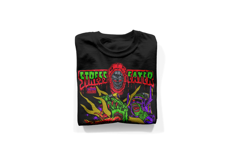 Stress Eater Album Cover Tee (Black)