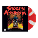 Vinyl record with 'Shogun Assassin' cover featuring a warrior with a sword.