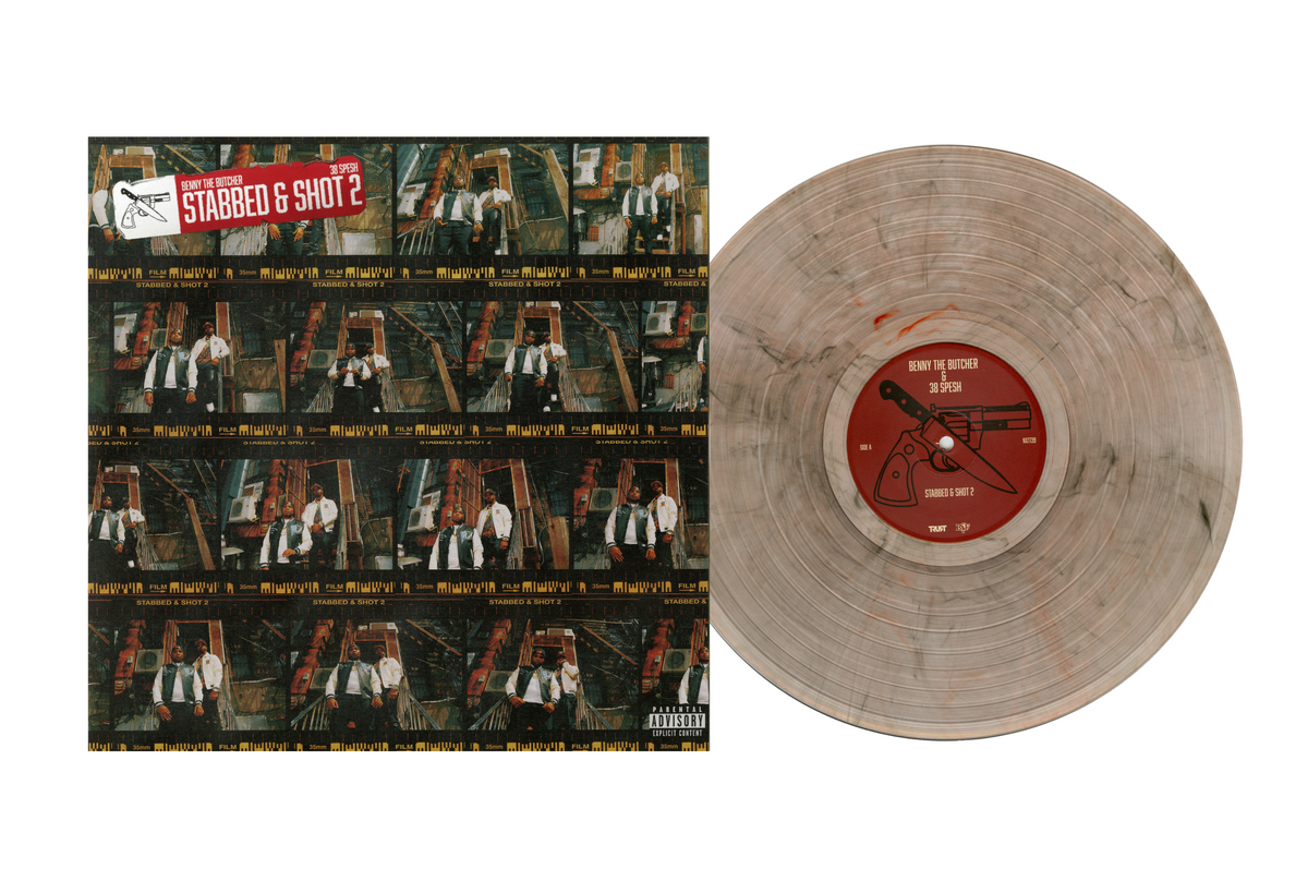 38 Spesh Benny The Butcher Stabbed & Shot pink w/obi popular vinyl