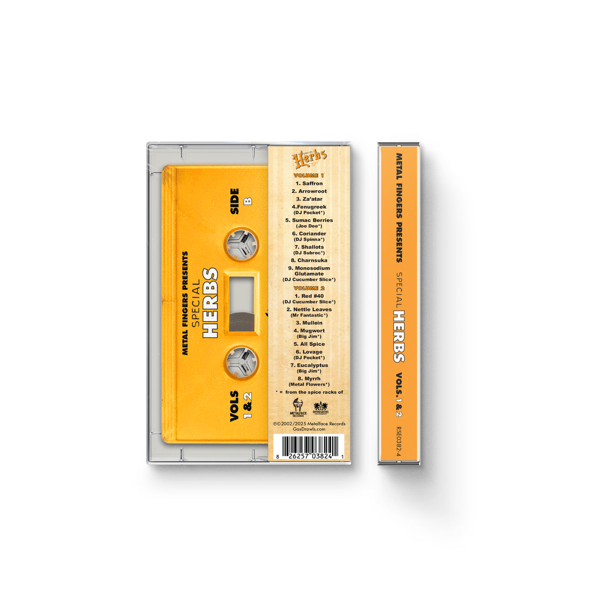 MF DOOM - Special Herbs Vol 1 & 2 (Cassette) MF DOOM - Special Herbs Vol 1 & 2 (Cassette)