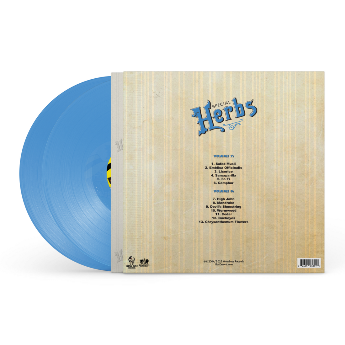 MF DOOM - Special Herbs Vol 7 & 8 (Blue Vinyl 2xLP)