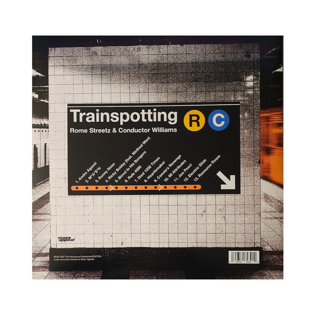Rome Streetz - Trainspotting (Colored Vinyl LP)