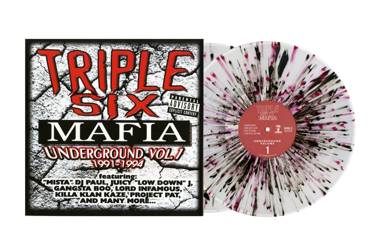 Triple Six Mafia - Underground Vol 1. (Splatter 2xLP w/OBI) Triple Six Mafia - Underground Vol 1. (Splatter 2xLP w/OBI)