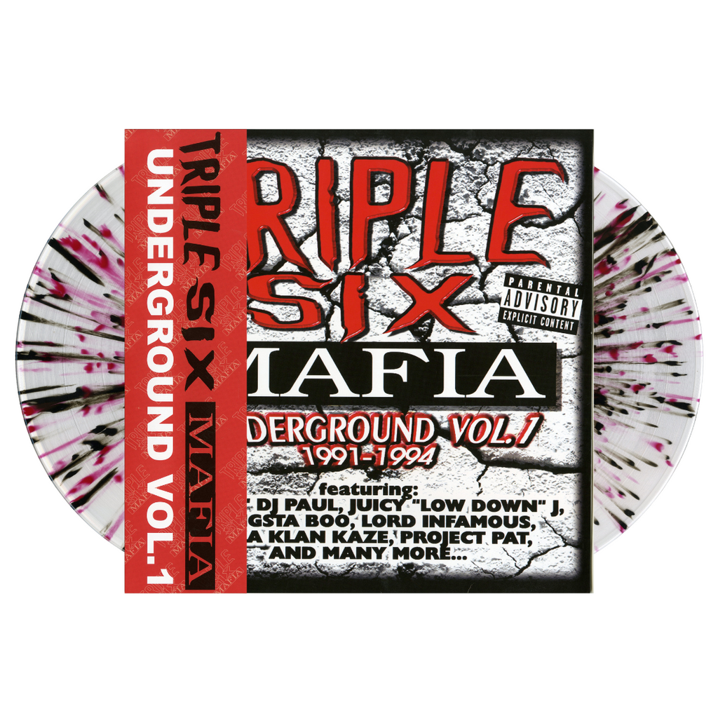 Triple Six Mafia - Underground Vol 1. (Splatter 2xLP w/OBI) Triple Six Mafia - Underground Vol 1. (Splatter 2xLP w/OBI)
