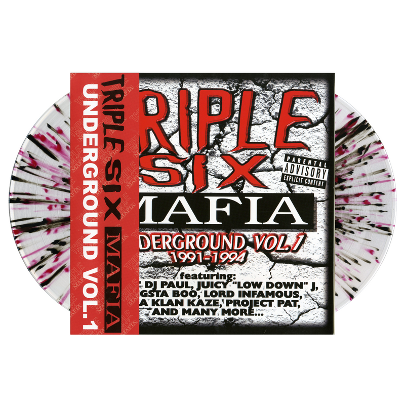 Triple Six Mafia - Underground Vol 1. (Splatter 2xLP w/OBI) Triple Six Mafia - Underground Vol 1. (Splatter 2xLP w/OBI)