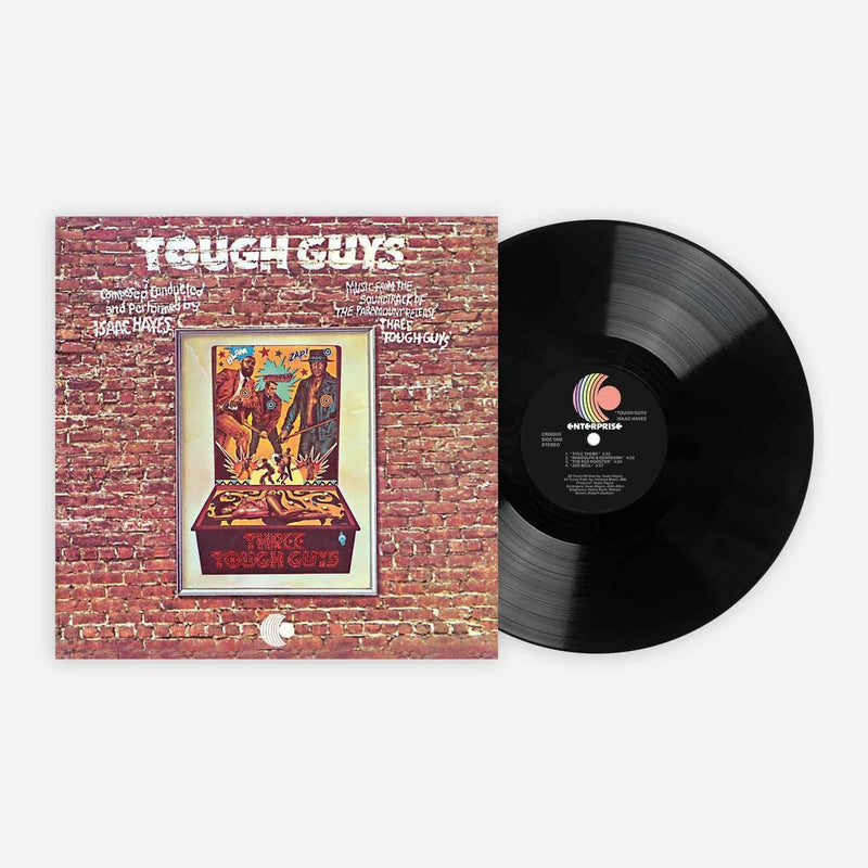 Tough Guys Vinyl record with cover featuring a brick wall design and colorful artwork.