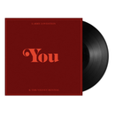 Vinyl record with red cover featuring 'You' and 'Larry Lovestein & The Velvet Revival' text.