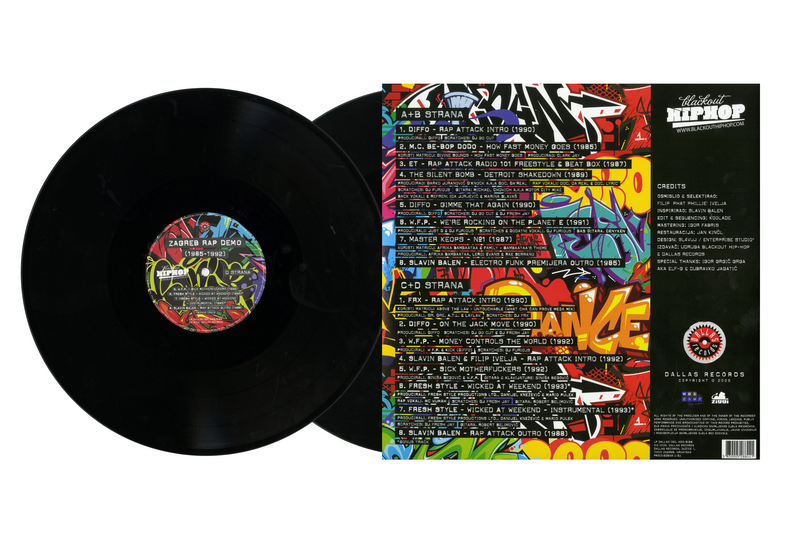 Phat Phillie & Slavin Balen present: Zagreb Rap Demo (1985-1992) - Hip-Hop Behind The Iron Curtain (2xLP)