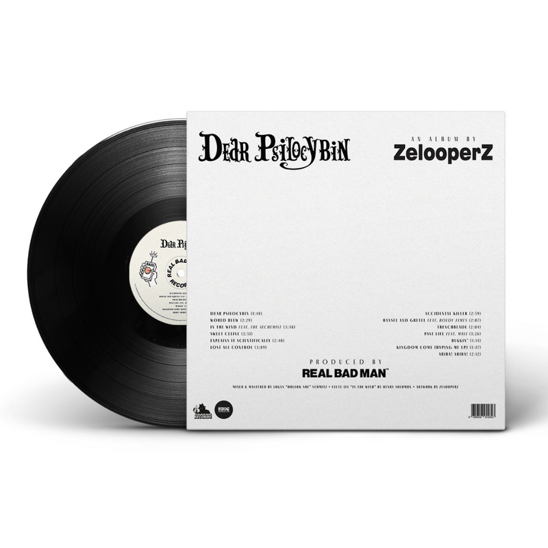 ZelooperZ & Real Bad Man - Dear Psilocybin (LP) ZelooperZ & Real Bad Man - Dear Psilocybin (LP)
