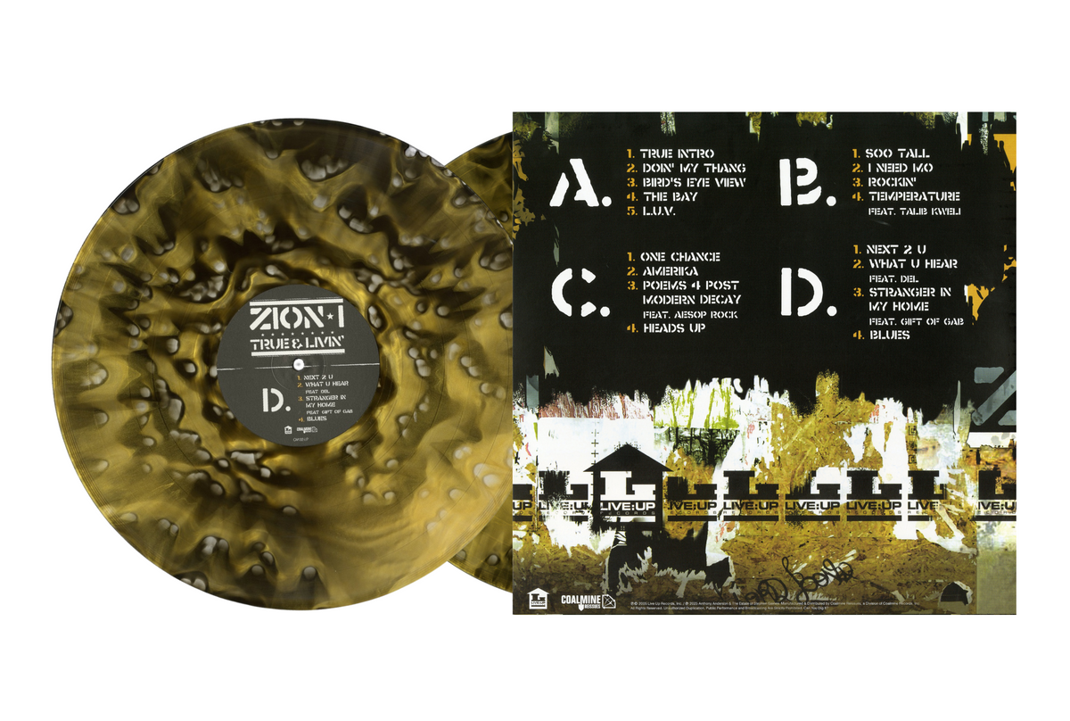 Zion I - True & Livin' (Golden Ghost Colored Vinyl 2xLP) Zion I - True & Livin' (Golden Ghost Colored Vinyl 2xLP)