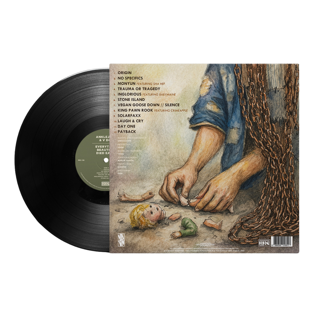 Ankhlejohn & V Don - Everything Beautiful Died Early (Vinyl LP)