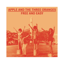 apple and the three oranges cd cover with 3 women standing on drums and a man with  tamborine
