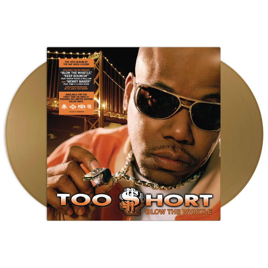 Too $hort - Blow The Whistle (Gold Vinyl 2xLP)