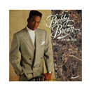 Album cover featuring a man in a suit with 'Bobby Brown Don't Be Cruel' text.