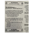 The Bricktionary (Marbled Gold Colored LP)