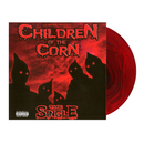 Lil Grimm red Vinyl record with 'Children of the Corn' cover featuring silhouettes against a red background.
