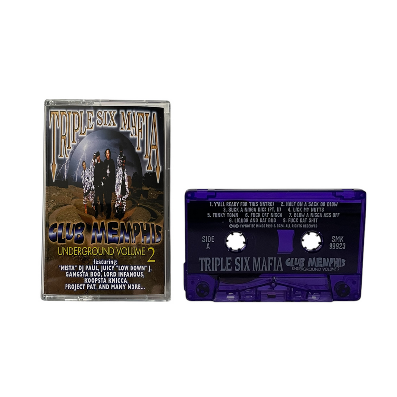 Triple Six Mafia - Underground Vol 1 (Cassette) Triple Six Mafia - Underground Vol 1 (Cassette)