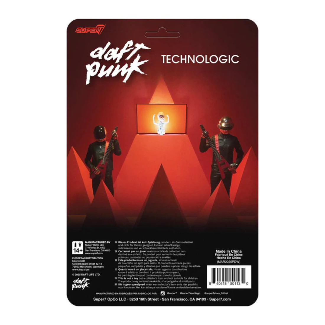 Daft Punk ダフトパンク Human After All フィギュア付 Daft Punk - Human After All ReAction (2x3.75