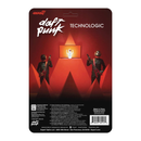 Daft Punk action figure packaging back card with red and black design