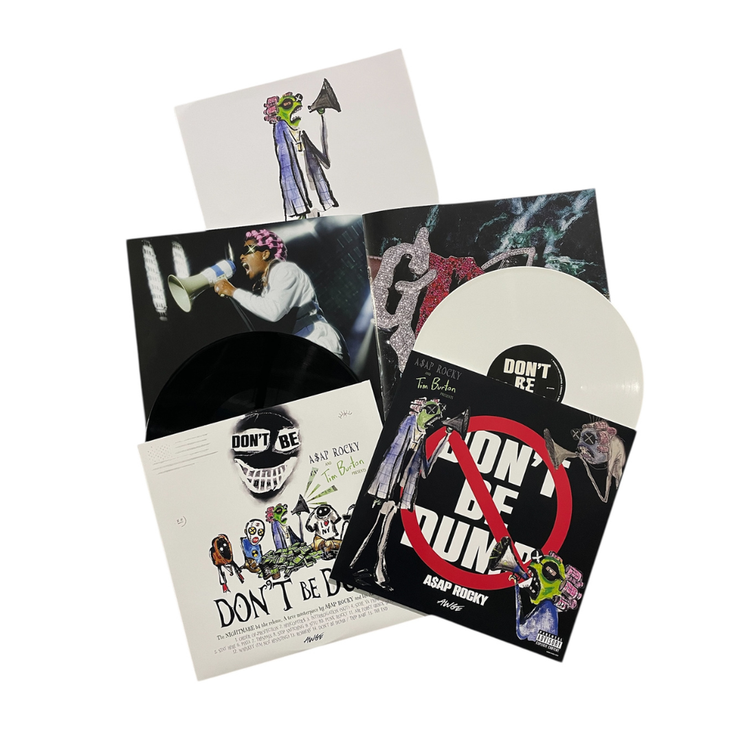 A$AP Rocky - Don't Be Dumb (White & Black Vinyl 2xLP)