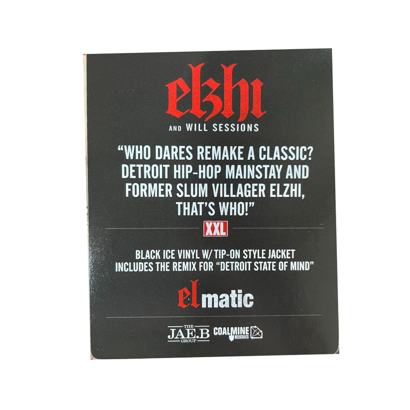 Elzhi - Elmatic (Black Ice Colored Vinyl LP) Elzhi - Elmatic (Black Ice Colored Vinyl LP)