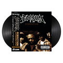 Vinyl record set with 'Perfection' album cover featuring th group Foesum on a white background