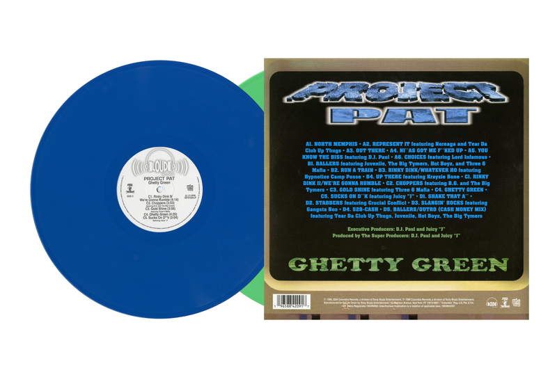 Project Pat - Ghetty Green (Aqua Blue & Mint Green 2xLP w/OBI) Project Pat - Ghetty Green (Aqua Blue & Mint Green 2xLP w/OBI)