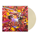 Vinyl record with a colorful cover featuring a stylized animal design.