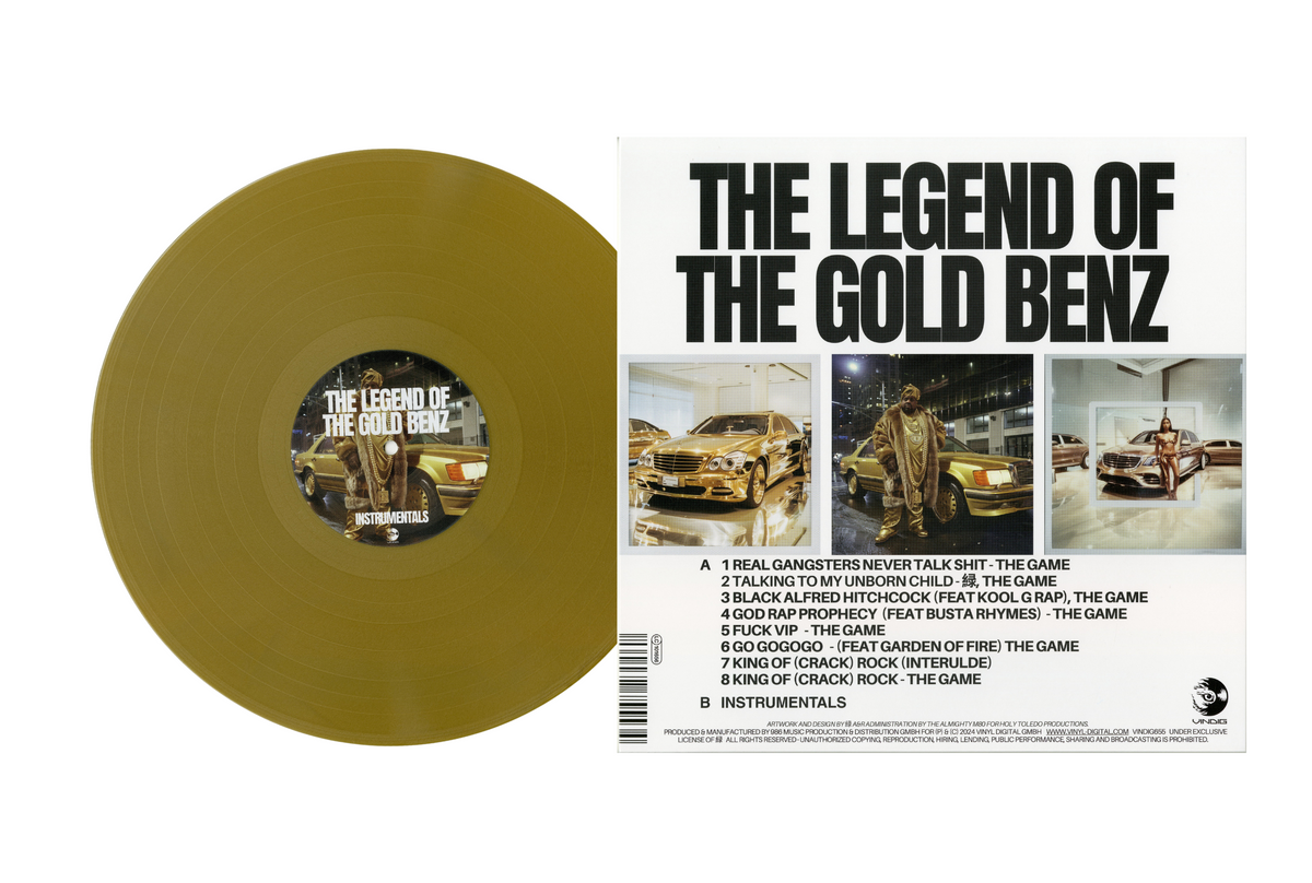 Mr. Green x The Game - The Legend Of The Gold Benz (Colored LP w/ OBI) Mr. Green x The Game - The Legend Of The Gold Benz (Colored LP w/ OBI)