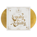 Gold vinyl record with a white label featuring Masta Killa 'Loyalty is Royalty' text on a white background