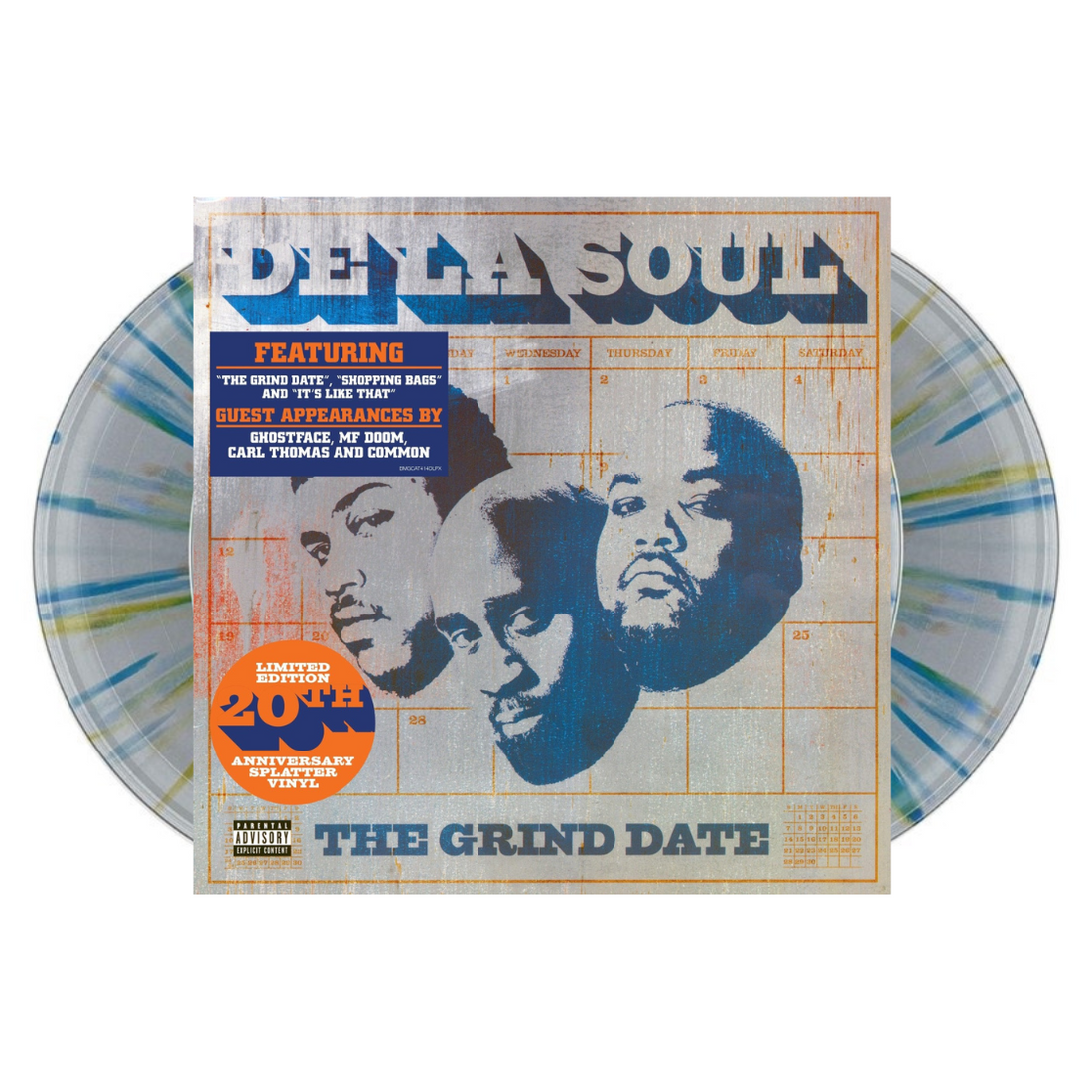 De La Soul - The Grind Date (20th Anniversary) (Colored Vinyl 2xLP) De La Soul - The Grind Date (20th Anniversary) (Colored Vinyl 2xLP)