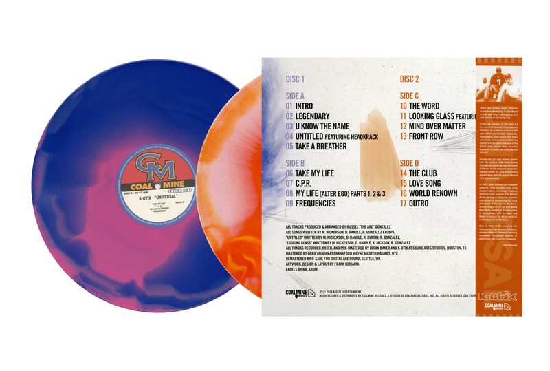 K-Otix - Universal : 25th Anniversary Reissue (Swirl Colored 2xLP