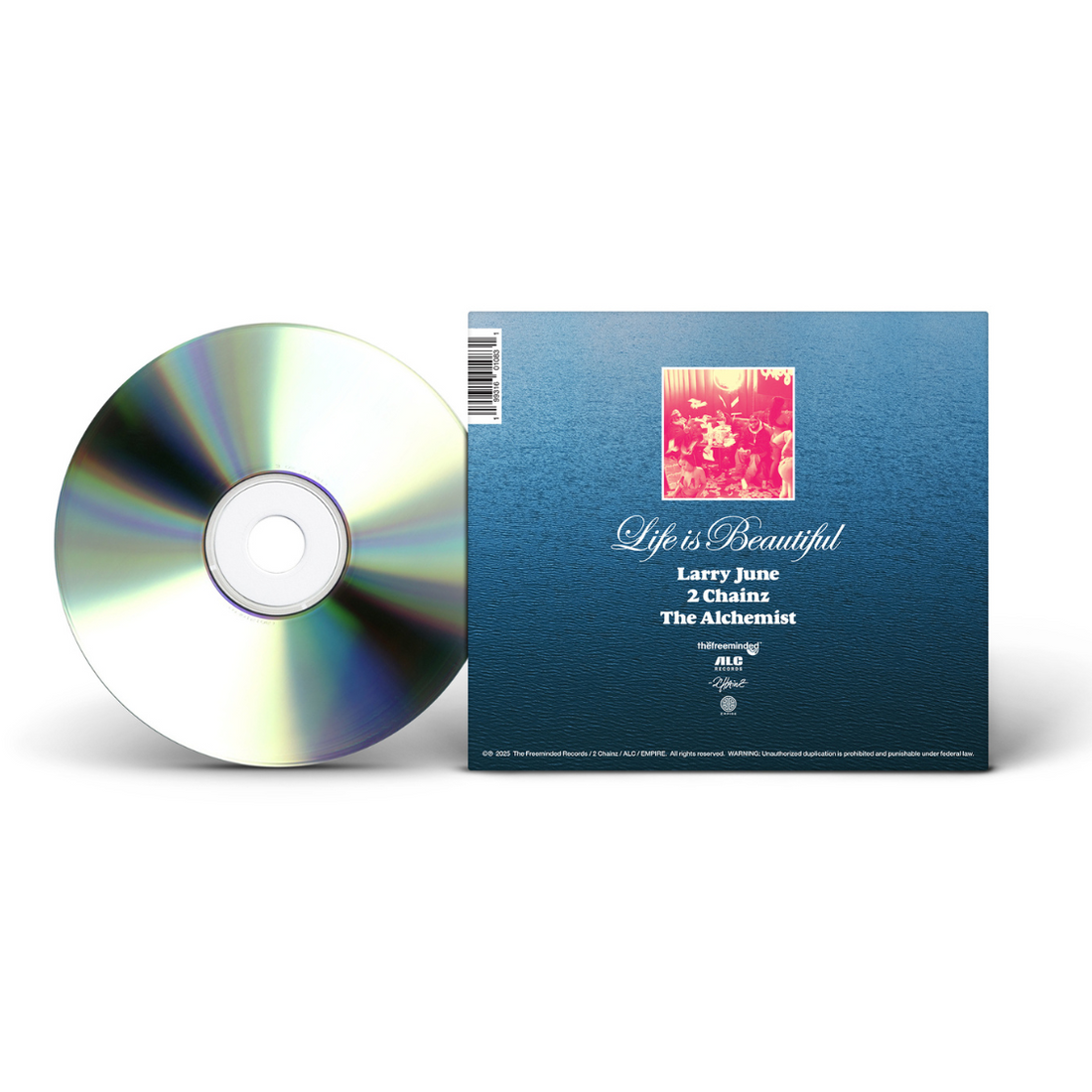 Larry June, 2 Chainz & The Alchemist - Life is Beautiful (CD) Larry June, 2 Chainz & The Alchemist - Life is Beautiful (CD)