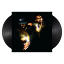 DJ Premier and Nas on the black vinyl cover of Light-Years