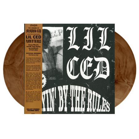 Vinyl record with a black and white cover featuring 'LIL CED' and text.