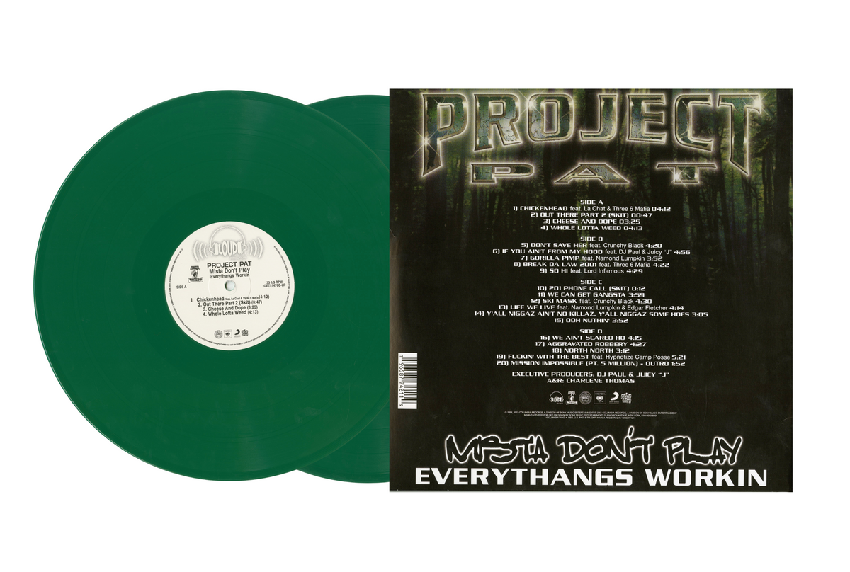 Project Pat - Mista Don't Play: Everythangs Workin (Vinyl 2xLP) Project Pat - Mista Don't Play: Everythangs Workin (Vinyl 2xLP)