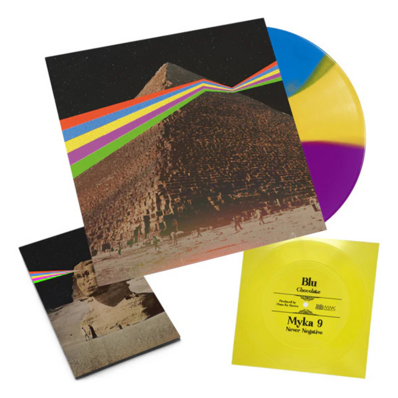 Myka 9 & Blu - God Takes Care Of Babies & Fools (Lazer Beam LP +Flexi) Myka 9 & Blu - God Takes Care Of Babies & Fools (Lazer Beam LP +Flexi)