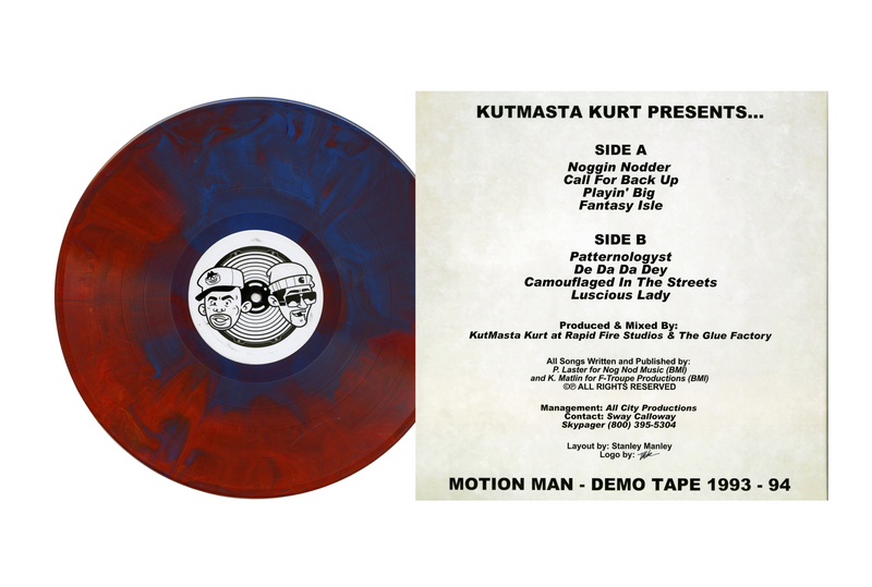 KutMasta Kurt Presents: Motion Man Demo Tape 1993-1994 (Autographed Colored LP)