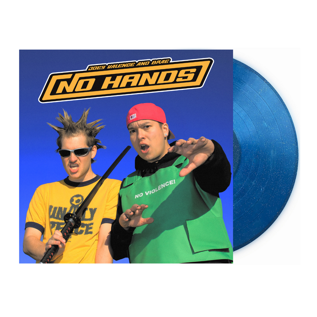 洋楽 BREATHLESS. hree Times & Waving Joey Valence & Brae - No Hands (Boom Bada Blue Colored Vinyl LP)