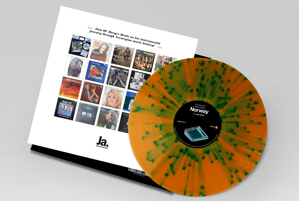 ノルウェイLP Ol Burger Welcome 2 Norway JANSEN157LP Jansen Plateproduksj 未開封 /00260 Welcome 2 Norway | Ol' Burger Beats