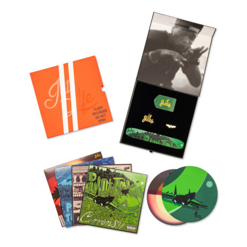 Curren$y - Jet Life: The Pilot Talk Collection (Colored 4xLP Box Set) Curren$y - Jet Life: The Pilot Talk Collection (Colored 4xLP Box Set)