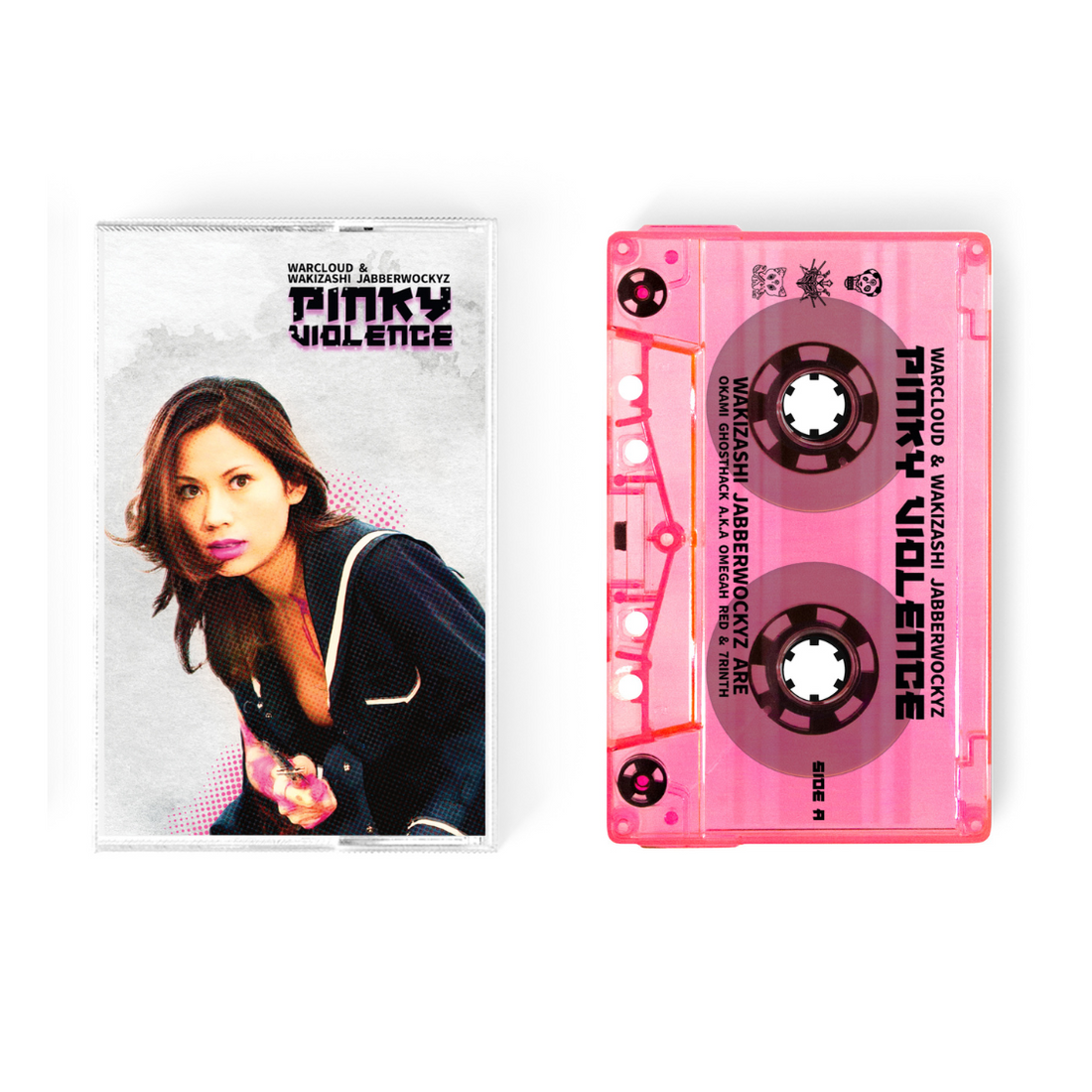 Warcloud & Wakizashi Jabberwockyz - Pinky Violence (Cassette)