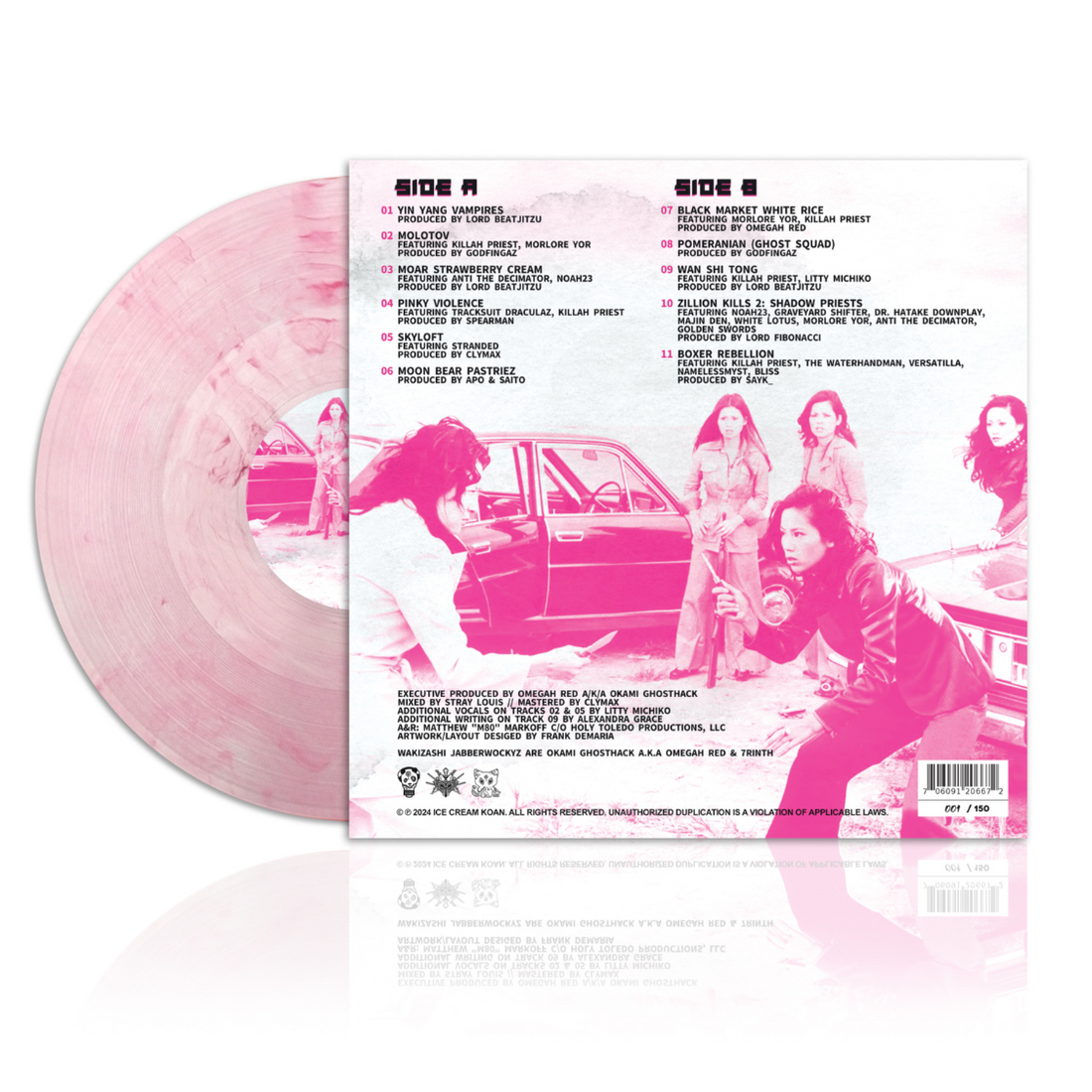 Warcloud & Wakizashi Jabberwockyz - Pinky Violence (Colored Vinyl LP) Warcloud & Wakizashi Jabberwockyz - Pinky Violence (Colored Vinyl LP)