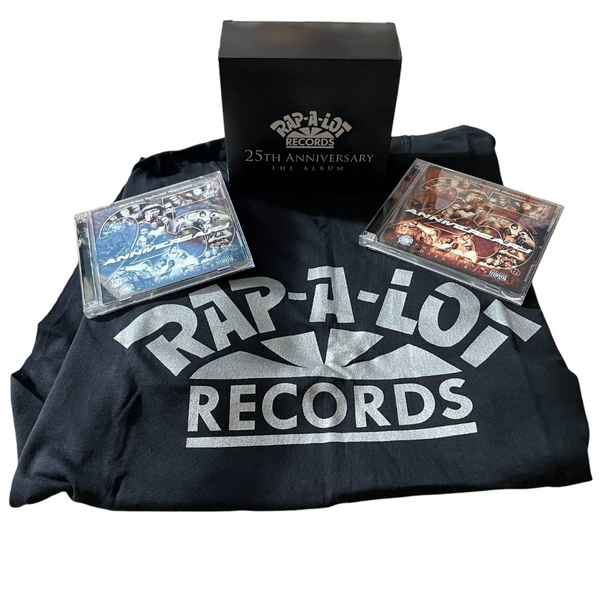 Rap A Lot 25th Anniversary Box 3xCD DVD T Shirt