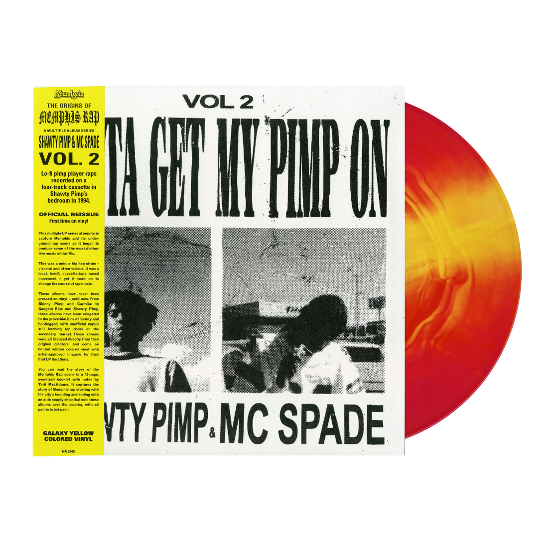 Shawty Pimp & MC Spade - Gotta Get My Pimp On Vol 2 (Colored Vinyl LP)