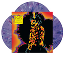 Vinyl record with colorful cover featuring a stylized face and 'Outkast Stankonia' text.