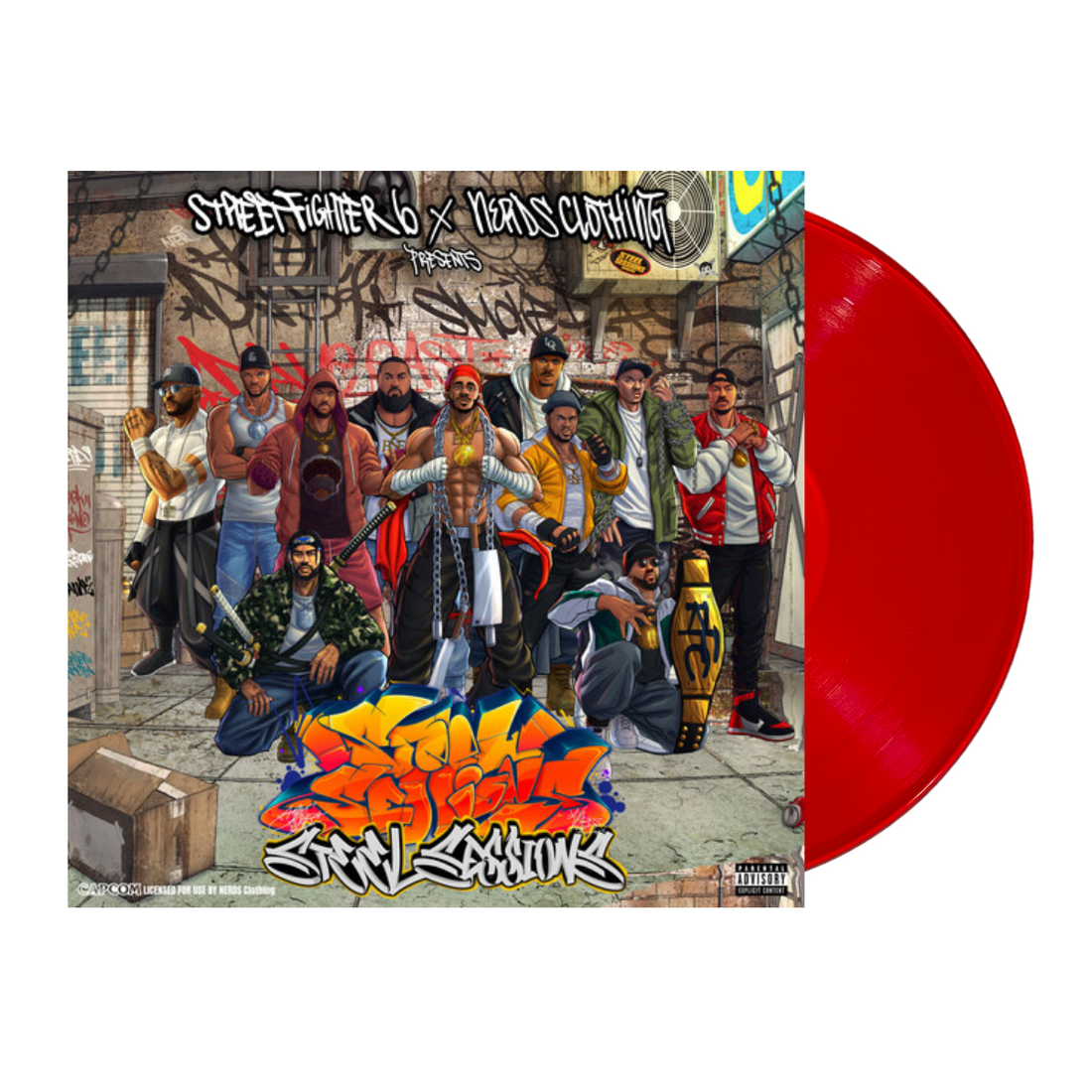 Street Fighter 6 x NERDS Clothing Presents: Steel Sessions (Colored LP